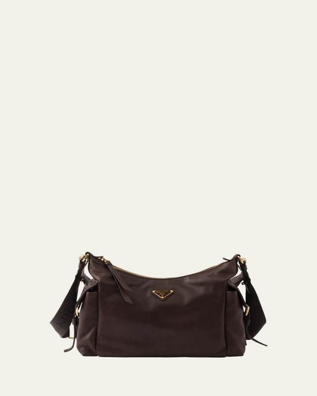 Soft Nappa Leather Shoulder Bag